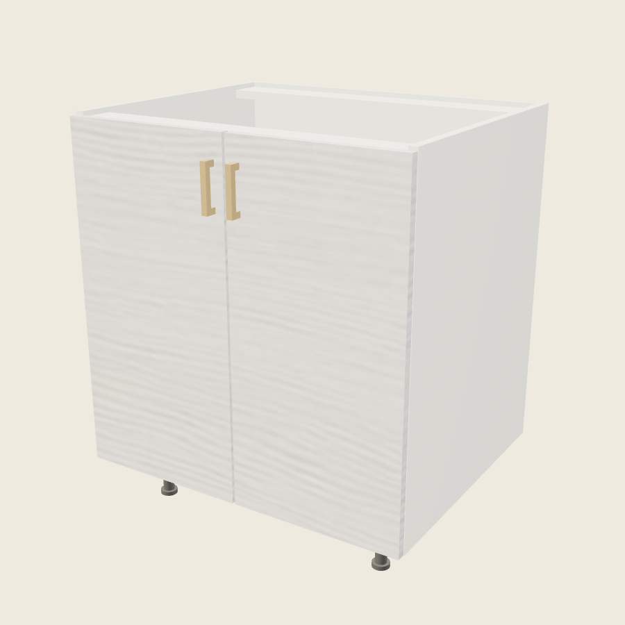 Torino White Pine Full Height Double Door Sink Base - SB30FH — 2020 catalog rendering; finish and installed options are illustrative
