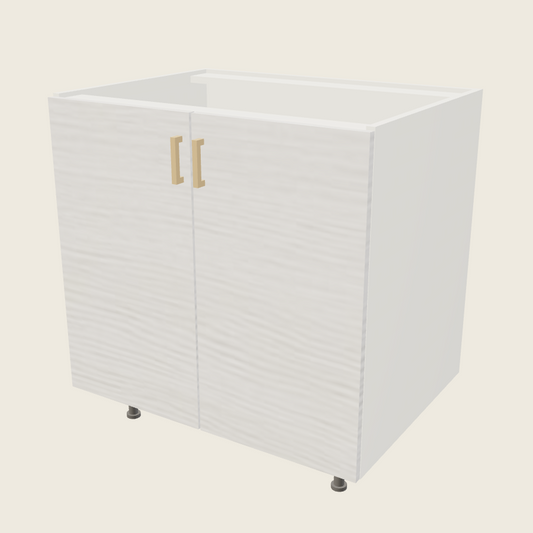 Torino White Pine Full Height Double Door Sink Base - SB33FH — 2020 catalog rendering; finish and installed options are illustrative