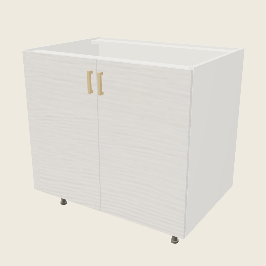 Torino White Pine Full Height Double Door Sink Base - SB36FH — 2020 catalog rendering; finish and installed options are illustrative