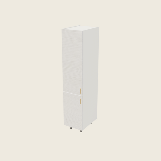 Torino White Pine Tall Utility Cabinet - T1884 — 2020 catalog rendering; left-hand arrangement shown; finish and installed options are illustrative