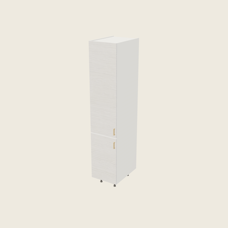 Torino White Pine Tall Utility Cabinet - T1889 — 2020 catalog rendering; left-hand arrangement shown; finish and installed options are illustrative