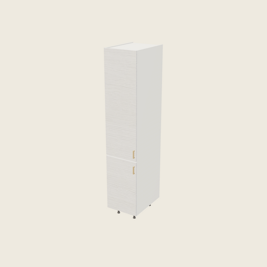 Torino White Pine Tall Utility Cabinet - T1889 — 2020 catalog rendering; left-hand arrangement shown; finish and installed options are illustrative