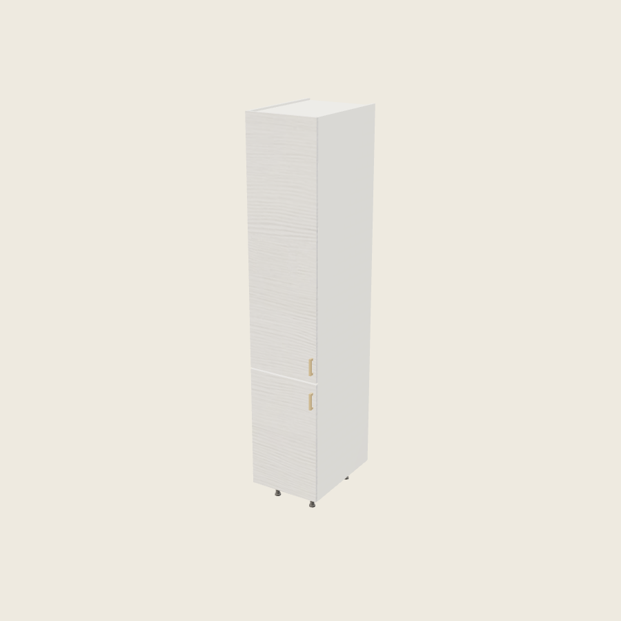 Torino White Pine Tall Utility Cabinet - T1894 — 2020 catalog rendering; left-hand arrangement shown; finish and installed options are illustrative