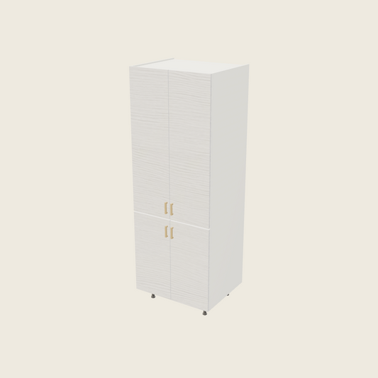 Torino White Pine Tall Utility Cabinet - T3084 — 2020 catalog rendering; finish and installed options are illustrative