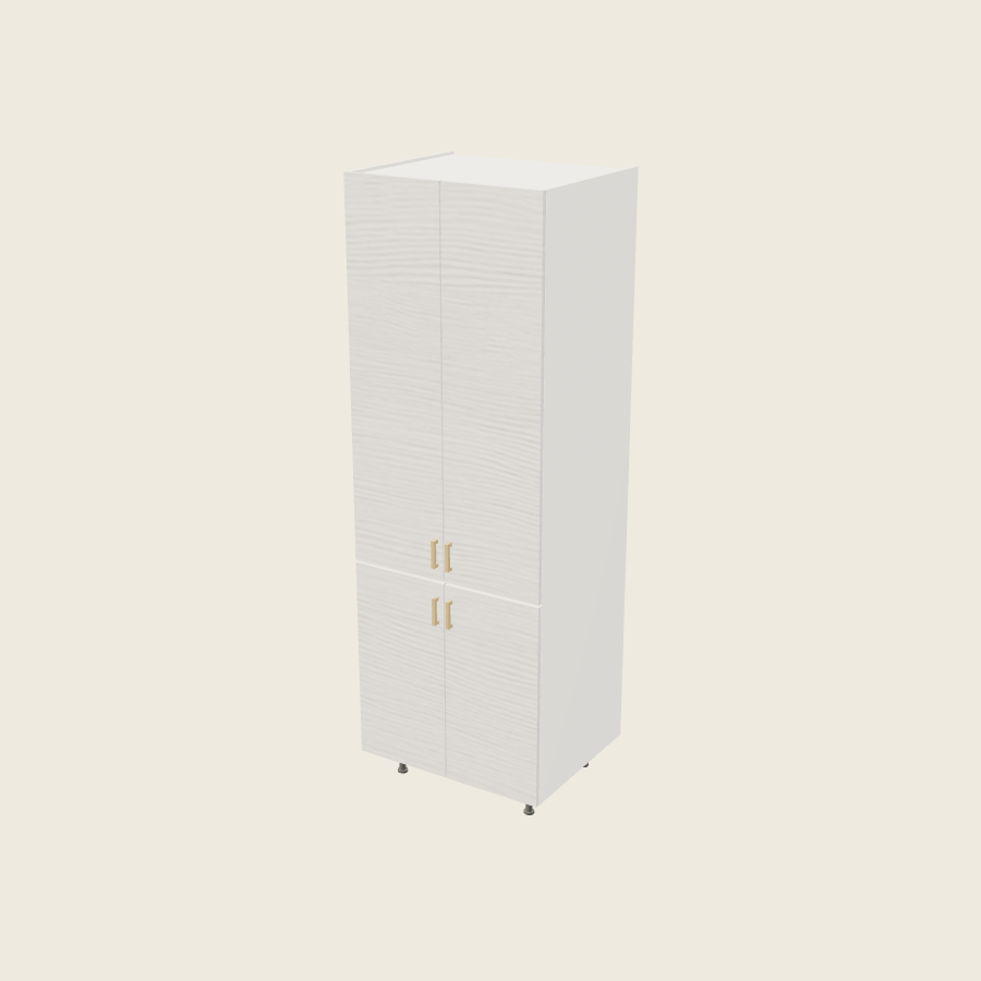Torino White Pine Tall Utility Cabinet - T3089 — 2020 catalog rendering; finish and installed options are illustrative