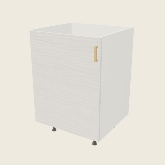 Torino White Pine One Door Vanity Sink Base - VSB24SFH — 2020 catalog rendering; left-hand arrangement shown; finish and installed options are illustrative