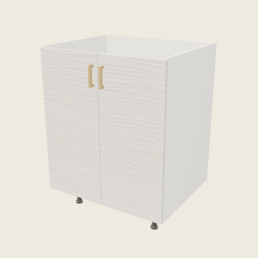 Torino White Pine Double Door Vanity Sink Base - VSB27FH — 2020 catalog rendering; finish and installed options are illustrative