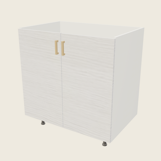 Torino White Pine Double Door Vanity Sink Base - VSB33FH — 2020 catalog rendering; finish and installed options are illustrative