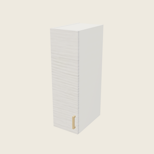 Torino White Pine Single Door Wall Cabinet - W0930 — 2020 catalog rendering; left-hand arrangement shown; finish and installed options are illustrative