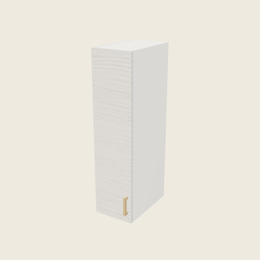 Torino White Pine Single Door Wall Cabinet - W0935 — 2020 catalog rendering; left-hand arrangement shown; finish and installed options are illustrative