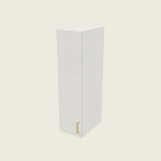 Torino White Pine Single Door Wall Cabinet - W0935 — 2020 catalog rendering; left-hand arrangement shown; finish and installed options are illustrative
