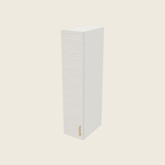 Torino White Pine Single Door Wall Cabinet - W0940 — 2020 catalog rendering; left-hand arrangement shown; finish and installed options are illustrative