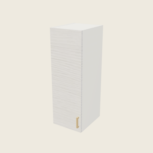 Torino White Pine Single Door Wall Cabinet - W1235 — 2020 catalog rendering; left-hand arrangement shown; finish and installed options are illustrative