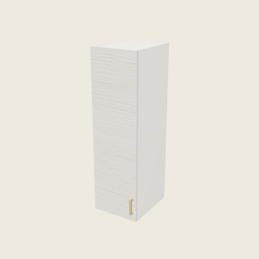 Torino White Pine Single Door Wall Cabinet - W1240 — 2020 catalog rendering; left-hand arrangement shown; finish and installed options are illustrative
