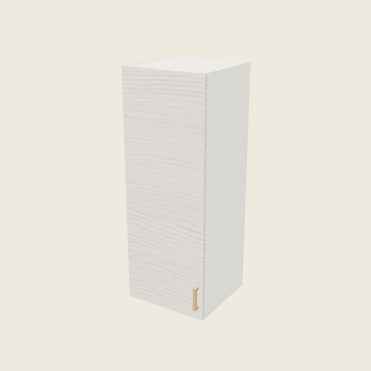 Torino White Pine Single Door Wall Cabinet - W1540 — 2020 catalog rendering; left-hand arrangement shown; finish and installed options are illustrative