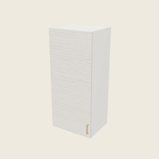 Torino White Pine Single Door Wall Cabinet - W1840 — 2020 catalog rendering; left-hand arrangement shown; finish and installed options are illustrative