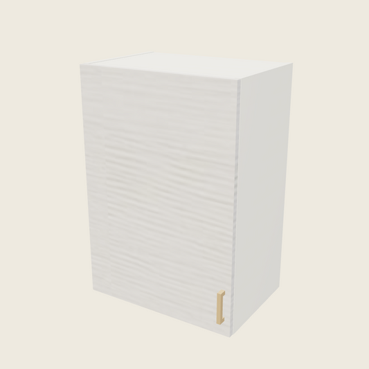 Torino White Pine Single Door Wall Cabinet - W2130 — 2020 catalog rendering; left-hand arrangement shown; finish and installed options are illustrative