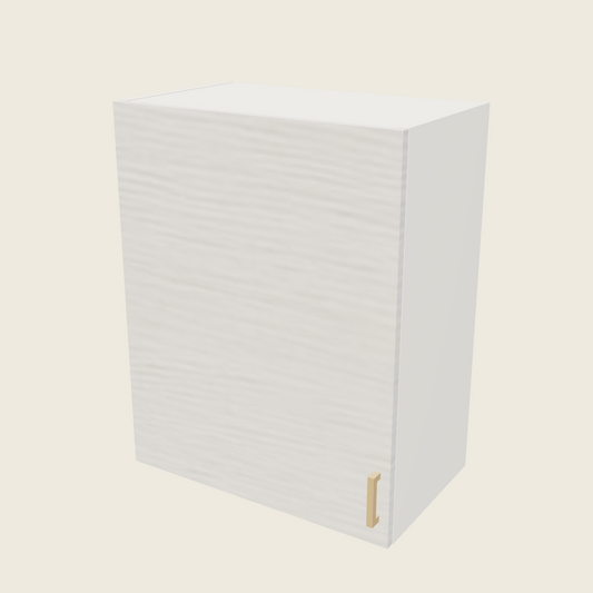Torino White Pine Single Door Wall Cabinet - W2430S — 2020 catalog rendering; left-hand arrangement shown; finish and installed options are illustrative