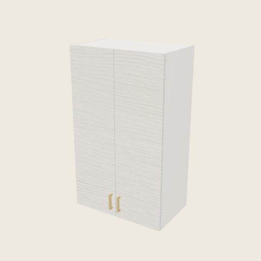 Torino White Pine Double Door Wall Cabinet - W2440 — 2020 catalog rendering; finish and installed options are illustrative
