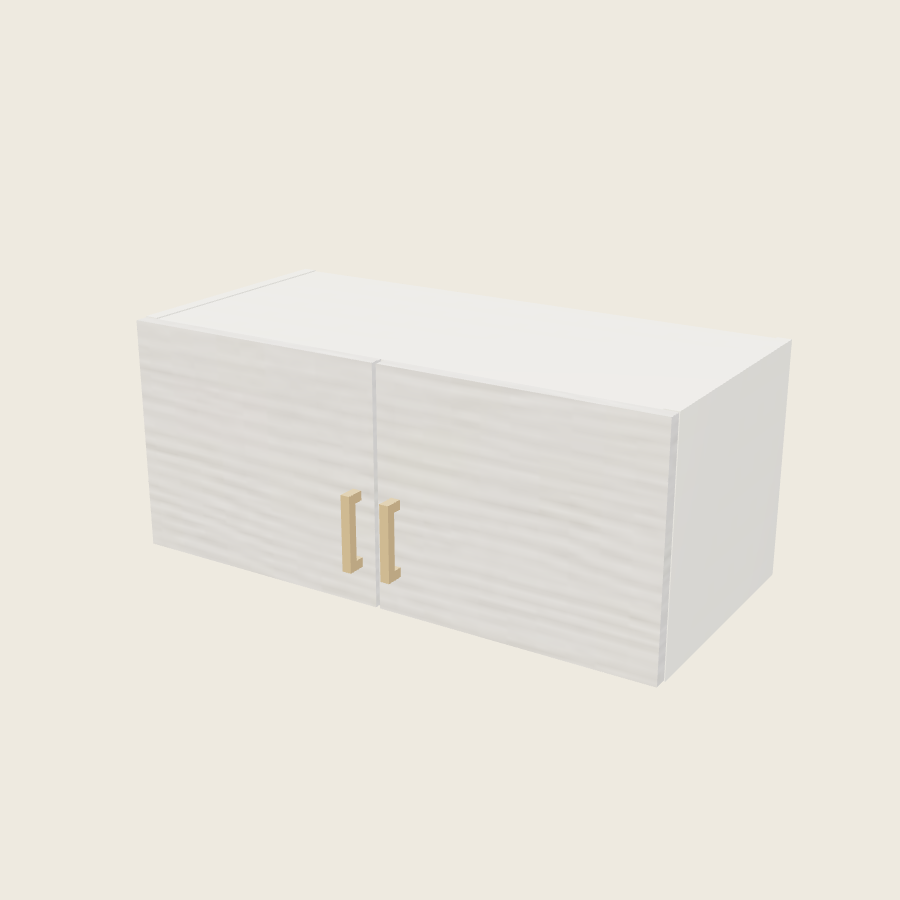 Torino White Pine Double Door Wall Cabinet - W3012 — 2020 catalog rendering; finish and installed options are illustrative