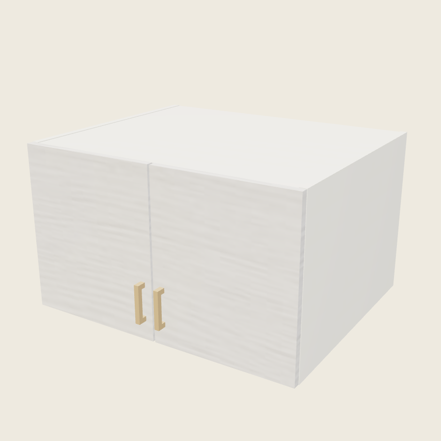 Torino White Pine Double Door Wall Cabinet - W301824 — 2020 catalog rendering; finish and installed options are illustrative