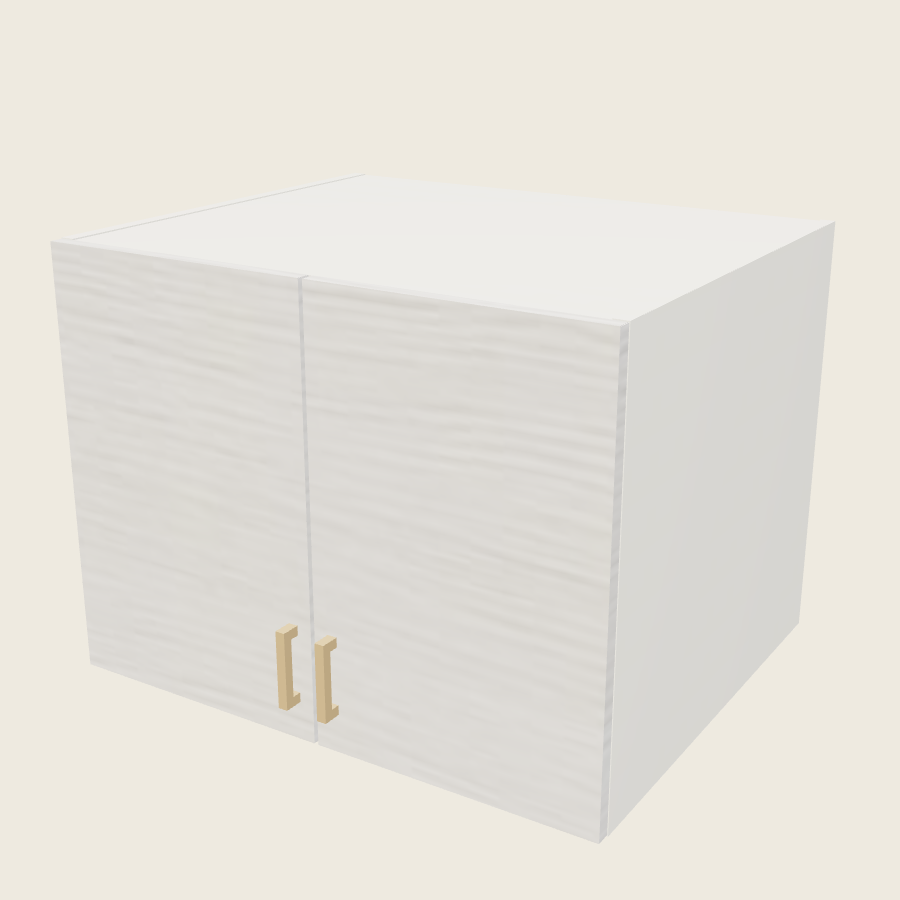 Torino White Pine Double Door Wall Cabinet - W302324 — 2020 catalog rendering; finish and installed options are illustrative