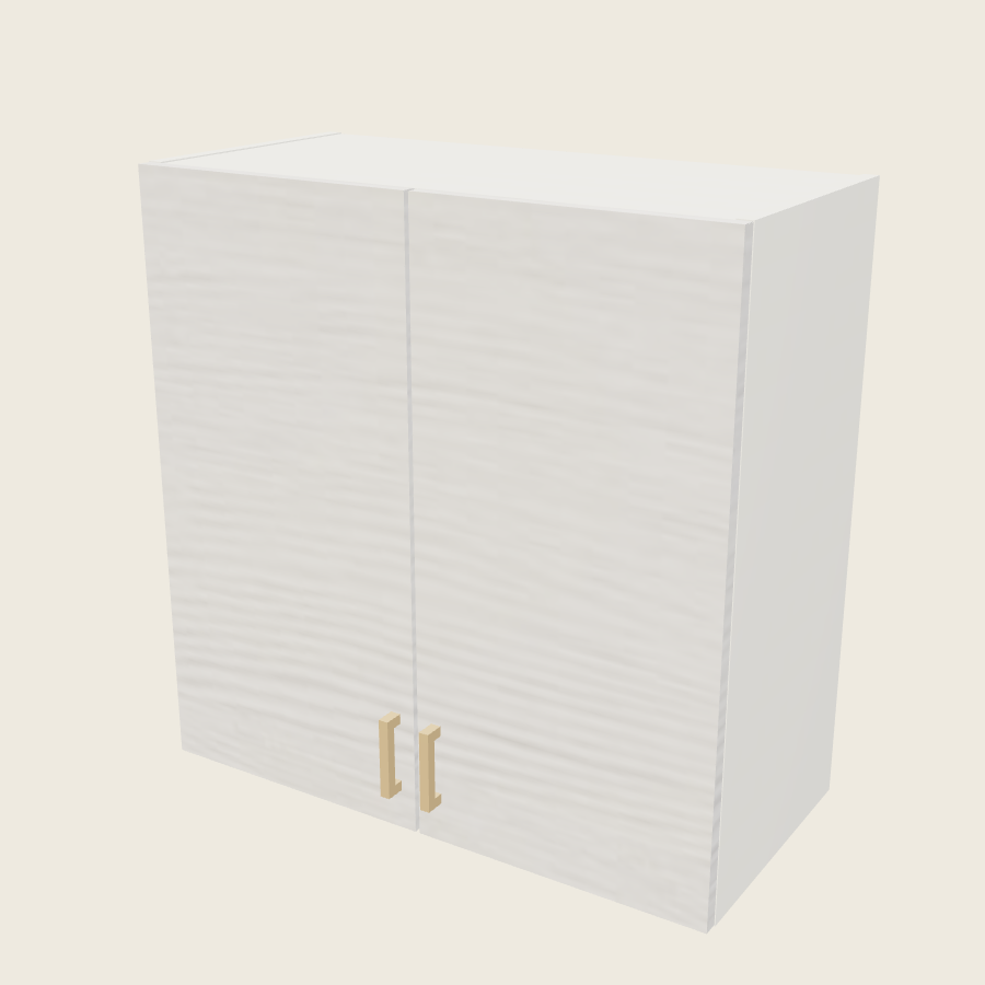 Torino White Pine Double Door Wall Cabinet - W3030 — 2020 catalog rendering; finish and installed options are illustrative