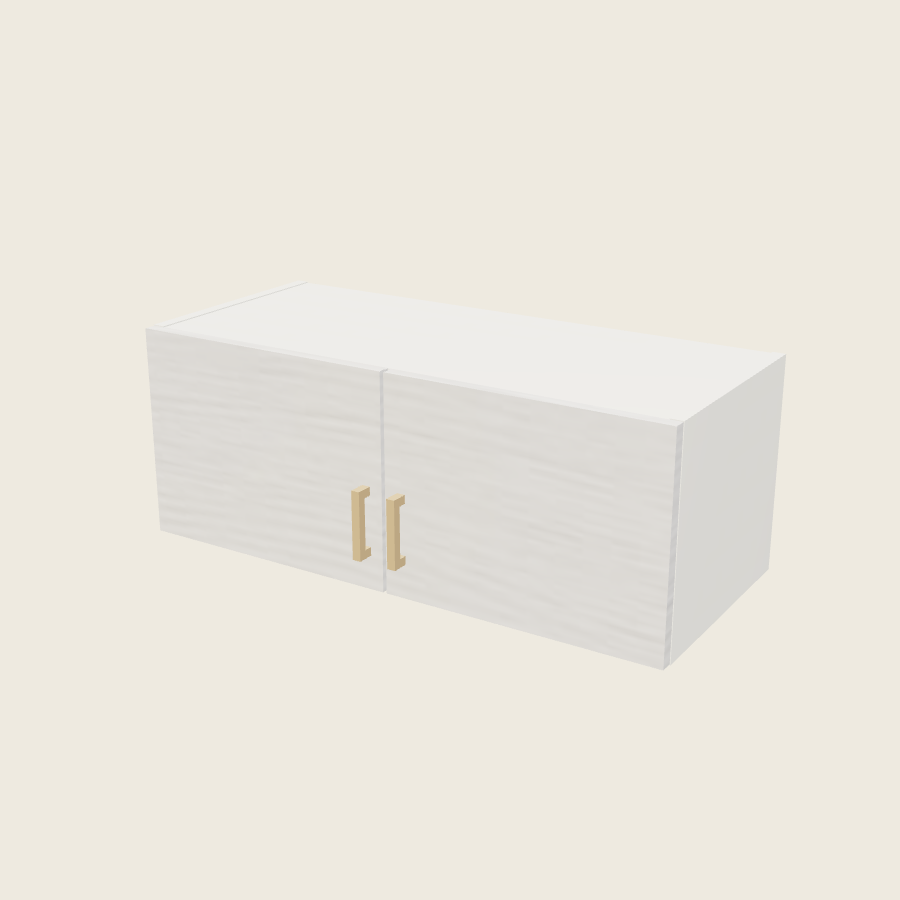 Torino White Pine Double Door Wall Cabinet - W3312 — 2020 catalog rendering; finish and installed options are illustrative