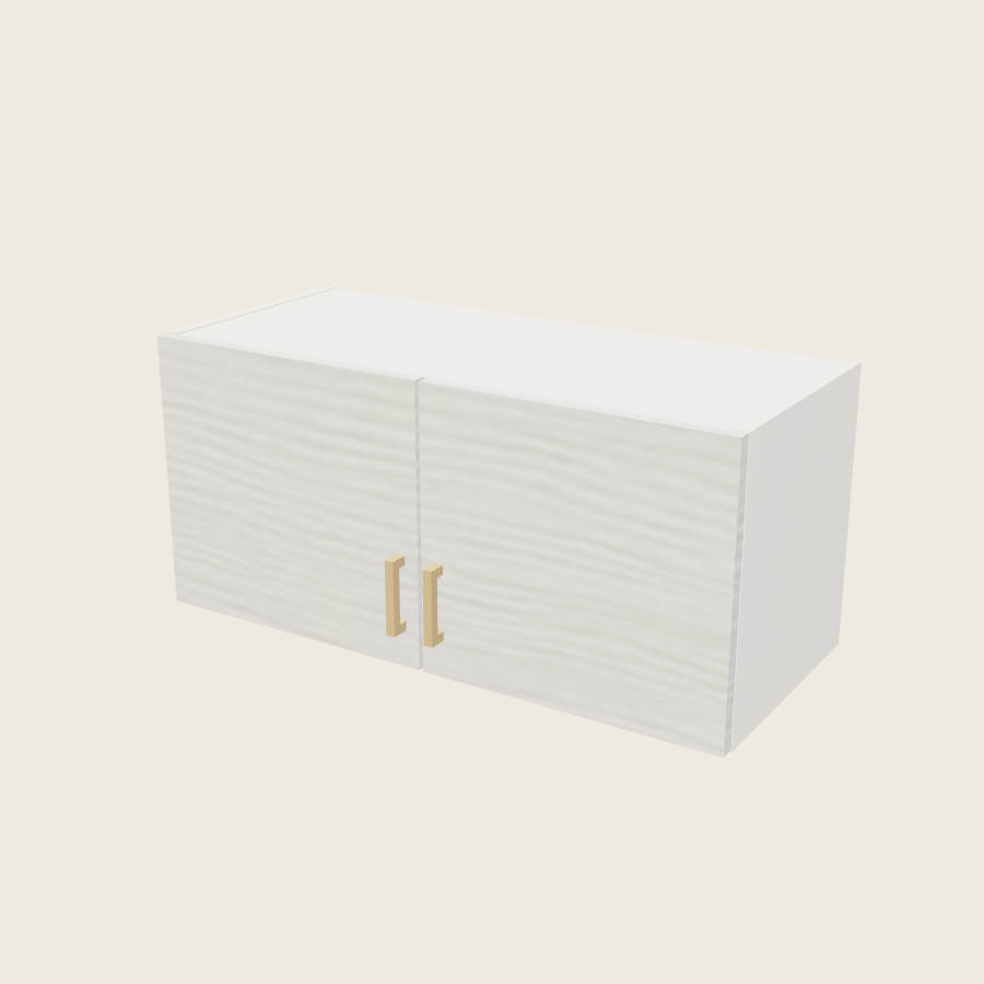 Torino White Pine Double Door Wall Cabinet - W3315 — 2020 catalog rendering; finish and installed options are illustrative