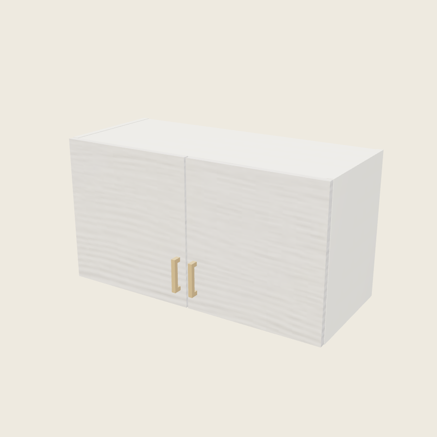 Torino White Pine Double Door Wall Cabinet - W3318 — 2020 catalog rendering; finish and installed options are illustrative