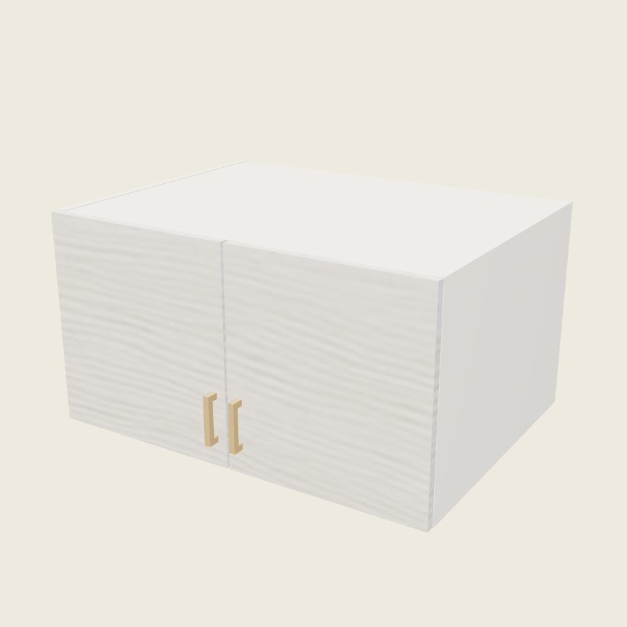 Torino White Pine Double Door Wall Cabinet - W331824 — 2020 catalog rendering; finish and installed options are illustrative