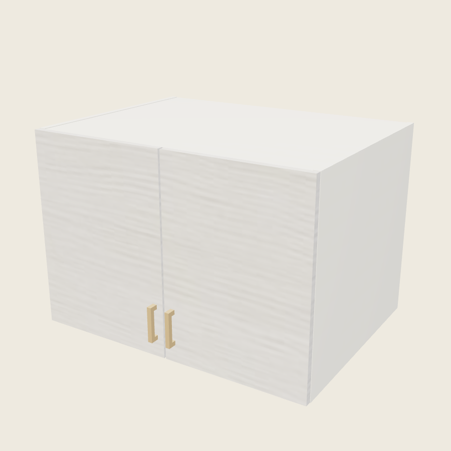 Torino White Pine Double Door Wall Cabinet - W332324 — 2020 catalog rendering; finish and installed options are illustrative