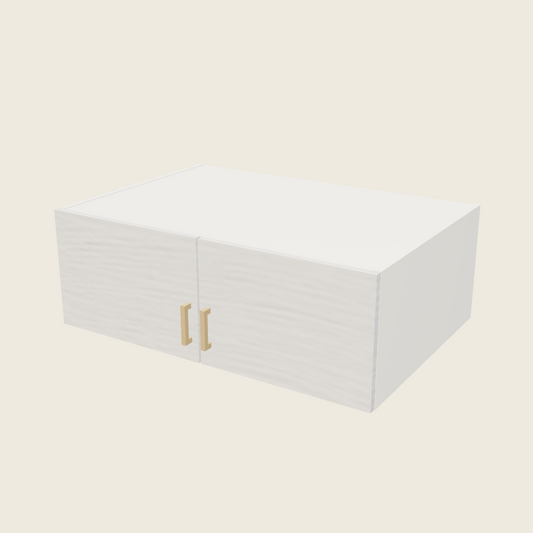 Torino White Pine Double Door Wall Cabinet - W361224 — 2020 catalog rendering; finish and installed options are illustrative