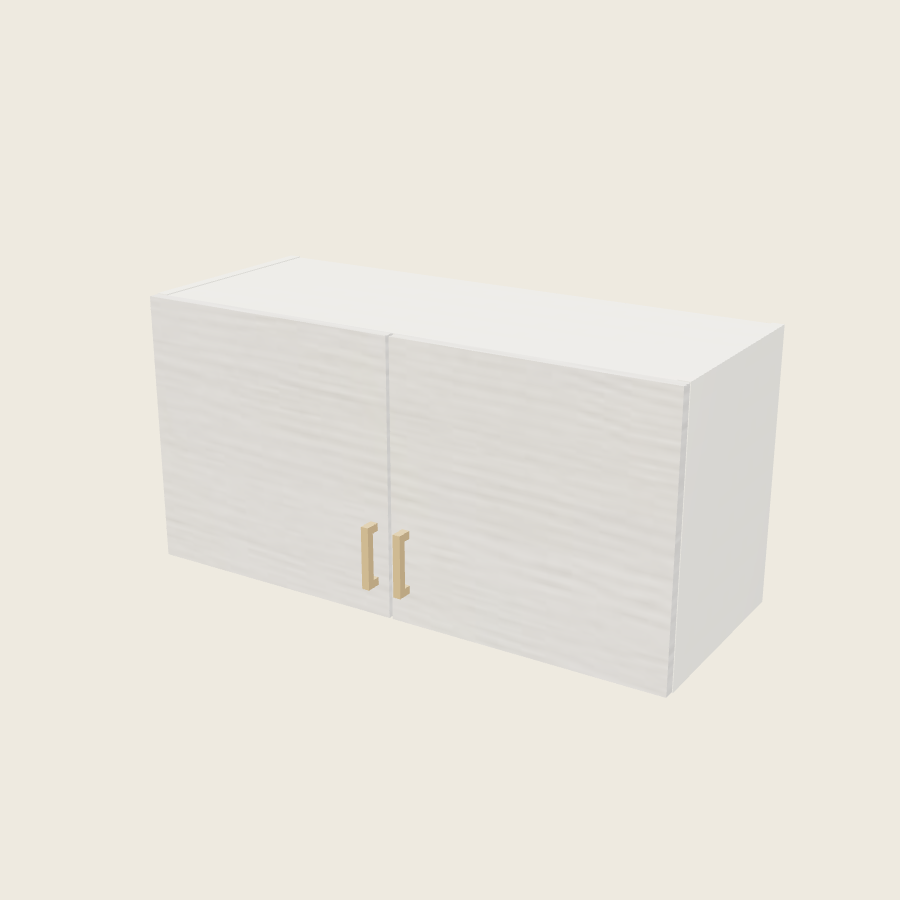 Torino White Pine Double Door Wall Cabinet - W3618 — 2020 catalog rendering; finish and installed options are illustrative