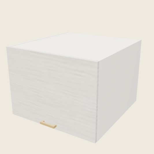 Torino White Pine Blum Aventos Flip Up Door Wall Cabinet - WFD241824-BLUM — 2020 catalog rendering; finish and installed options are illustrative