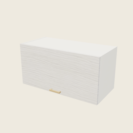 Torino White Pine Blum Aventos Flip Up Door Wall Cabinet - WFD3015-BLUM — 2020 catalog rendering; finish and installed options are illustrative