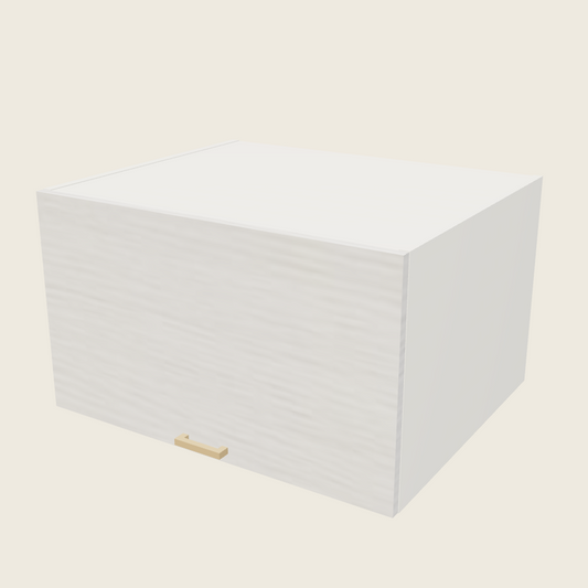 Torino White Pine Blum Aventos Flip Up Door Wall Cabinet - WFD301824-BLUM — 2020 catalog rendering; finish and installed options are illustrative