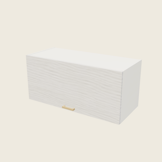 Torino White Pine Blum Aventos Flip Up Door Wall Cabinet - WFD3315-BLUM — 2020 catalog rendering; finish and installed options are illustrative