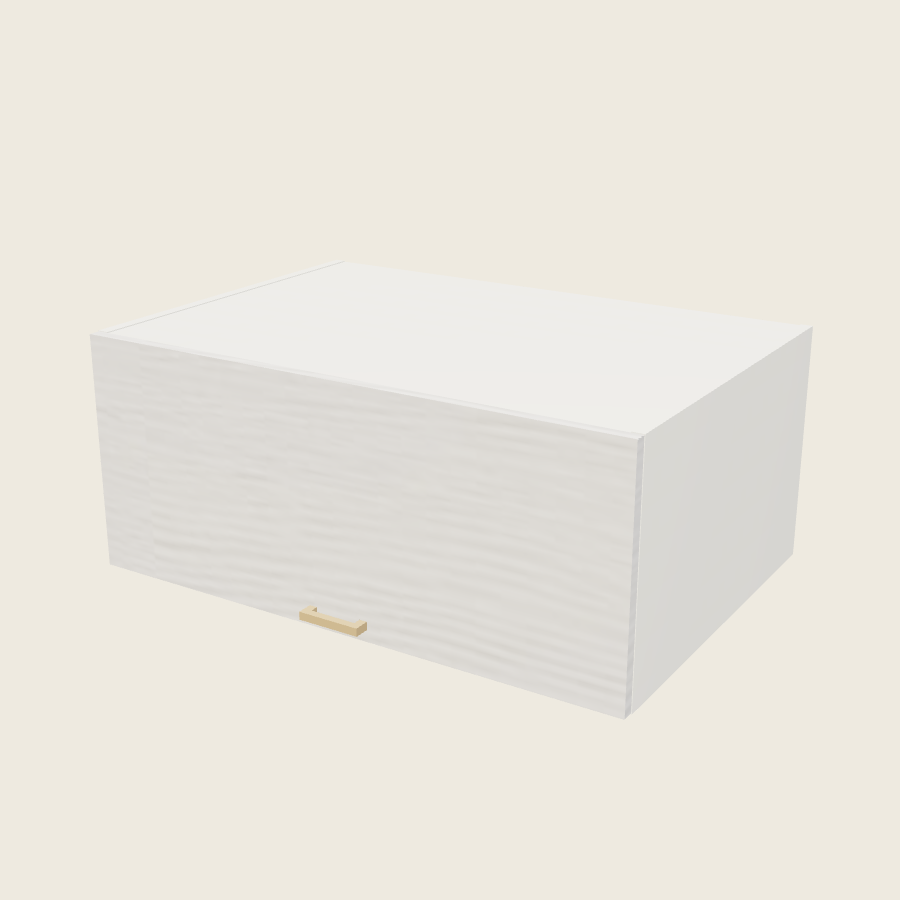Torino White Pine Blum Aventos Flip Up Door Wall Cabinet - WFD361524-BLUM — 2020 catalog rendering; finish and installed options are illustrative