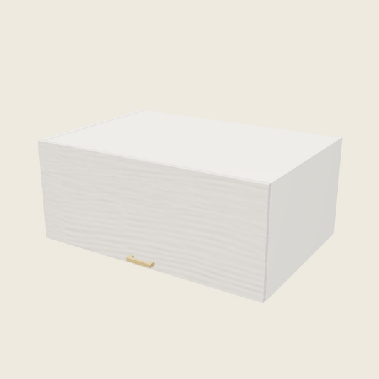 Torino White Pine Blum Aventos Flip Up Door Wall Cabinet - WFD361524-BLUM — 2020 catalog rendering; finish and installed options are illustrative