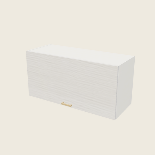 Torino White Pine Blum Aventos Flip Up Door Wall Cabinet - WFD3618-BLUM — 2020 catalog rendering; finish and installed options are illustrative