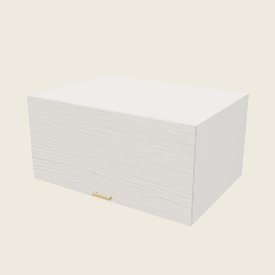 Torino White Pine Blum Aventos Flip Up Door Wall Cabinet - WFD361824-BLUM — 2020 catalog rendering; finish and installed options are illustrative