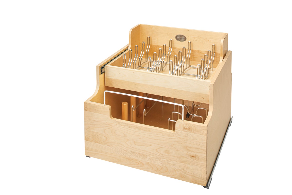 r027 | 4CW2-24SC-1 | Base Cabinet Cookware Pullout Organizer (Fits 27" Base)