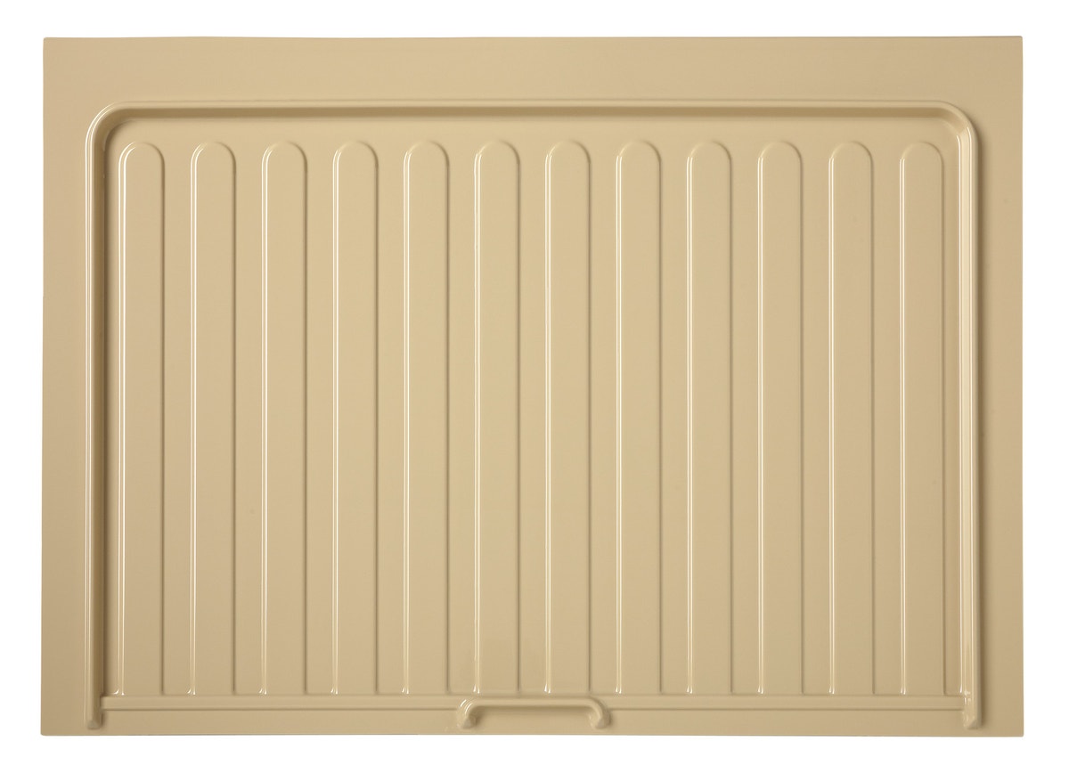 r064 | SBDT-3336A-1 | Trimmable Almond Sink Base Drip Tray for 33"/36" Sink Base